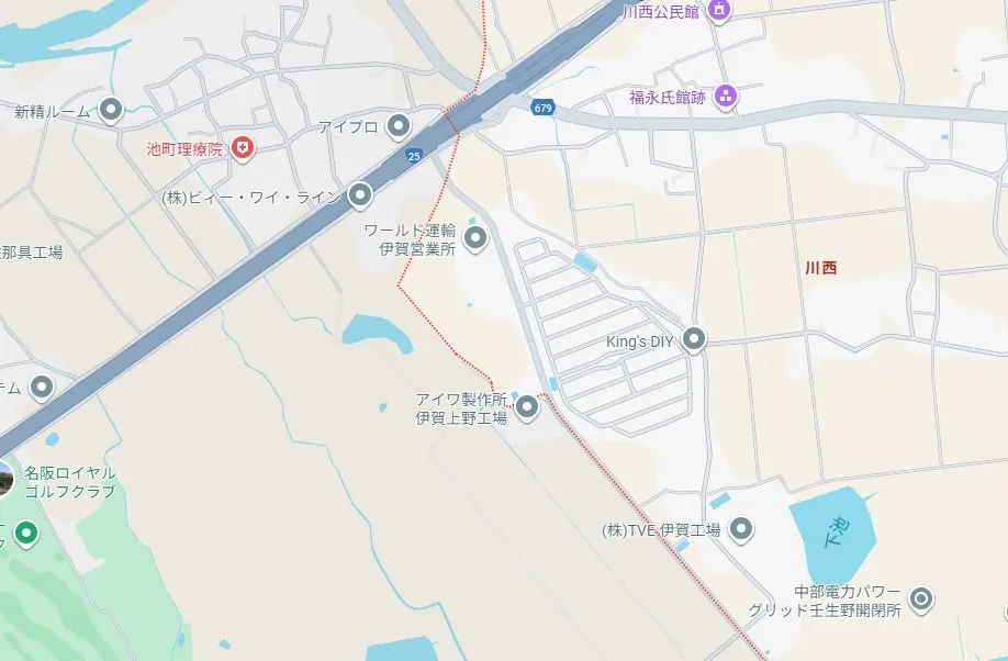 売地　三重県伊賀市川西